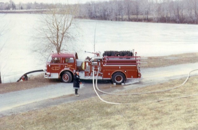 Engine 253 Drafting Out Of Mohansic Lake in FDR State Park